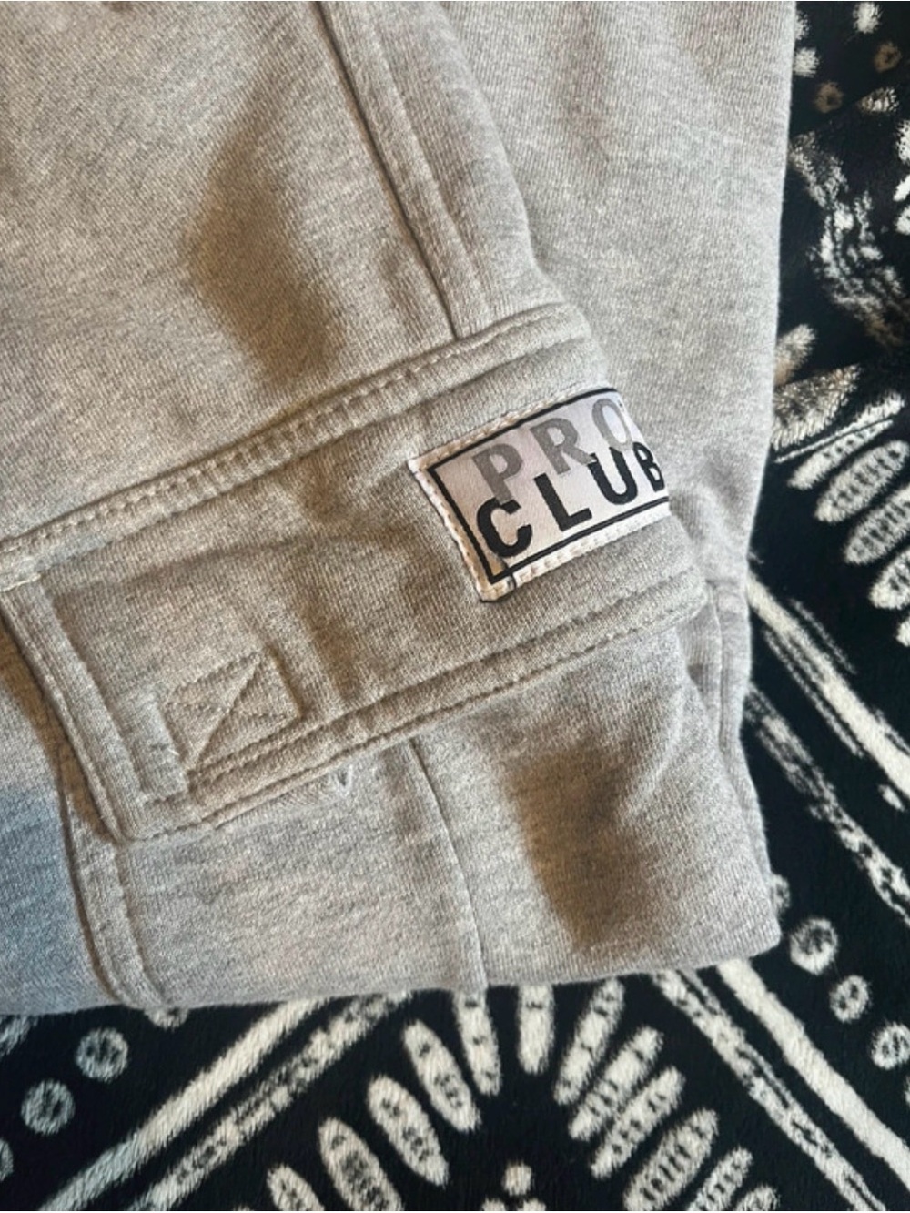 Pro Club Men's Gray Sweatpants Joggers